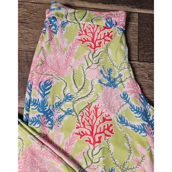 Lolly Wolly Doodle Coral Wide Leg Pants 2X Tall - Picture 3 of 7